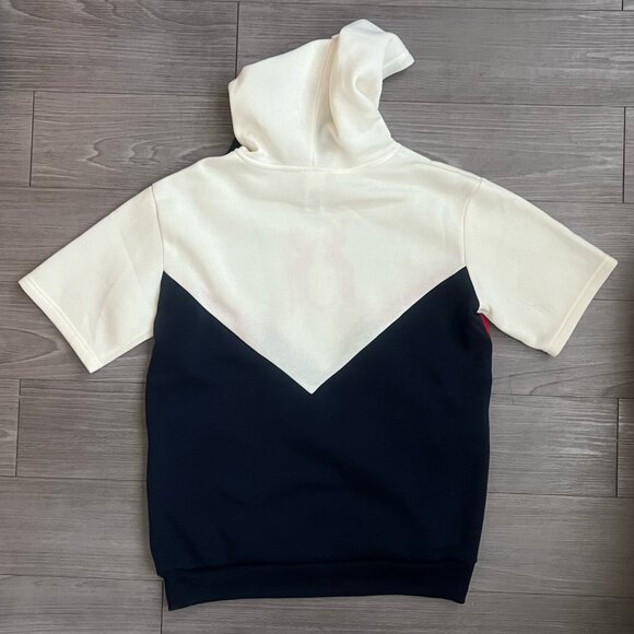 NWT Marvel Spiderman Colorblock Women's Short Sleeve Hoodie Boxlunch Size XL - Picture 4 of 6